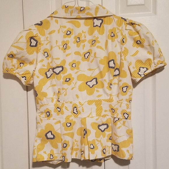 Theme Floral Peplum Style Jacket (C2) - Picture 2 of 9